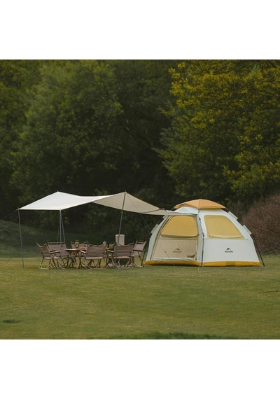 Naturehike Ango Es60 Gölgelikli Otomatik Kurulum Kamp Çadırı Thorn Yellow
