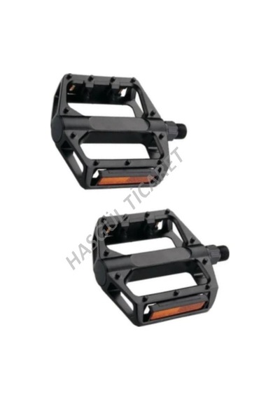 Hsgl Bisiklet Geniş Bilyalı Reflektörlü Siyah Pedal