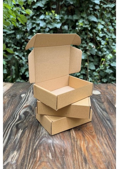 15x10x4cm Kilitli Kraft Kutu 25 Adet 1