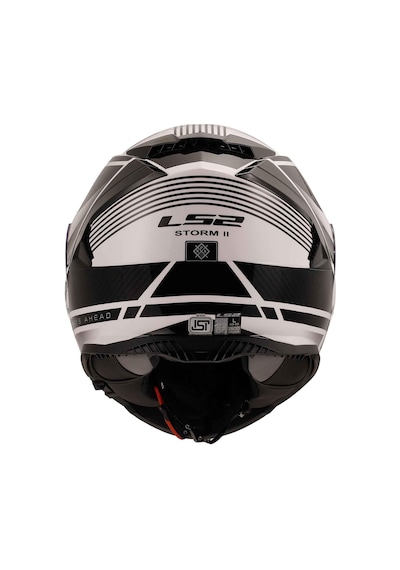 Ls2 Storm 2 Dodger Full Face Motosiklet Kaskı Siyah - Beyaz