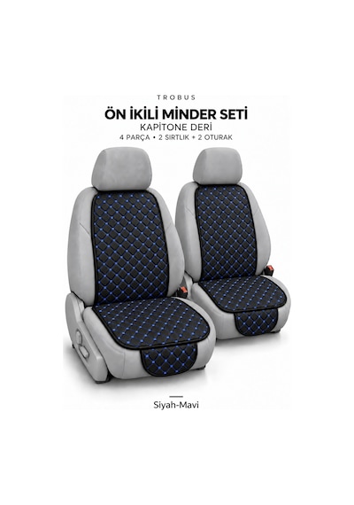 Chery Tiggo 7 Pro 2023+ Suni Deri Kapitone Minder Ön 2'li 4p 25217576