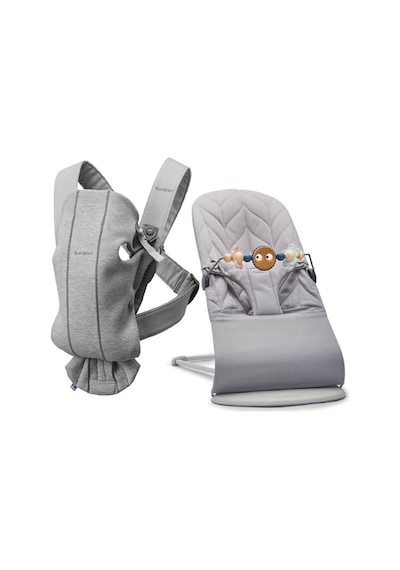 Babybjörn Bliss Ana Kucağı Petal Cotton Oyuncaklı & Kanguru Mini 3d Cotton Jerse / Light Grey