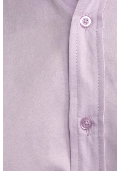Tudors Erkek Regular Fit Klasik Kesim Pamuklu Düz Pembe Gömlek-23073 Pembe