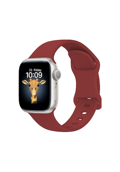 Apple Uyumlu Watch 10 46mm Krd 131 Silikon Kordon Strap Kayış