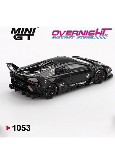 Mini Gt 1/64 Lamborghini Lb-silhouette Works Murcıelago Gt Evo Black - Mgt01053