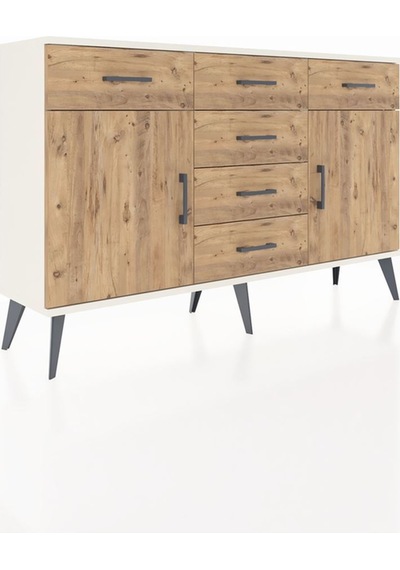Arges Konsol 2 Raflı 6 Çekmeceli 2 Kapaklı 132x30x83 Aytaşı-çam/çam Çam/çam Arges Konsol 2 Raflı 6 Çekmeceli 2 Kapaklı 132x30x83 Aytaşı-çam/çam Çam/çam