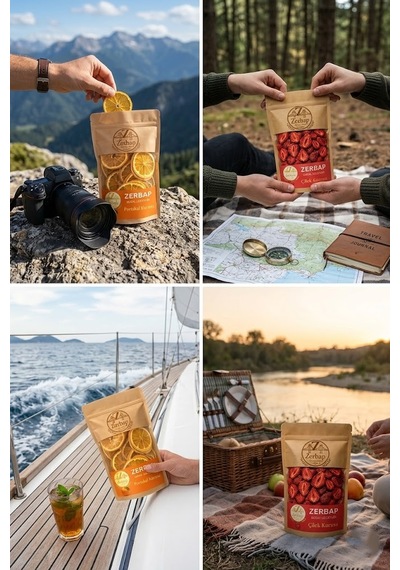 Doğal Lezzetler Kurutulmuş Portakal & Çilek Kurusu 2'li Avantaj Seti 2 X 100 G 200 G