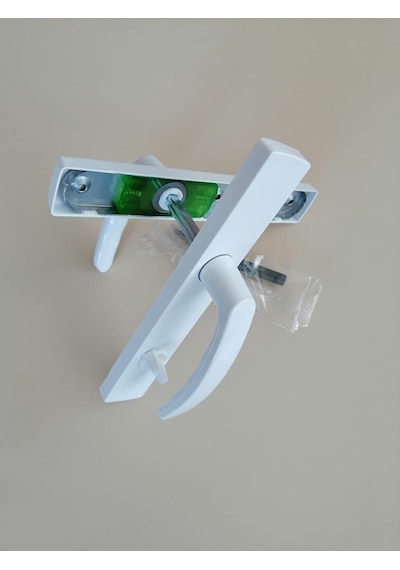 WC PVC KAPI KOLU PLASTİK BEYAZ