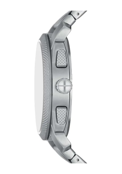 Fossil Ffs6096 Quartz Çelik Gri Mavi Kadran 44 Mm Erkek Kol Saati Gri