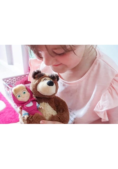 Masha And The Bear Masha Doll 12cm And Bear 25cm
