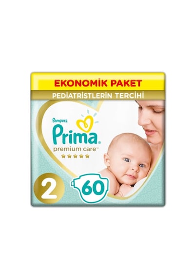 Prima Bebek Bezi Premium Care 2 Beden 60'lı