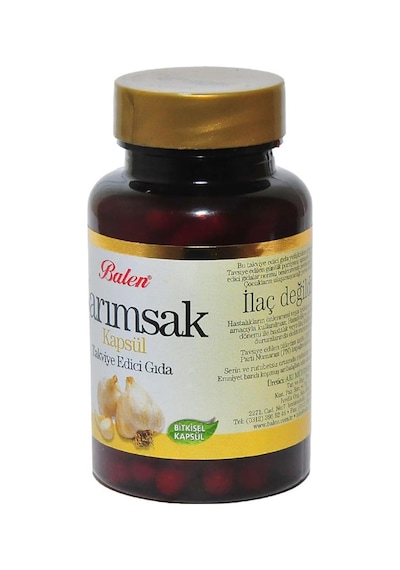 Balen Sarımsak Kapsülü Takviye Edici Gıda 375 MG x 100 Adet
