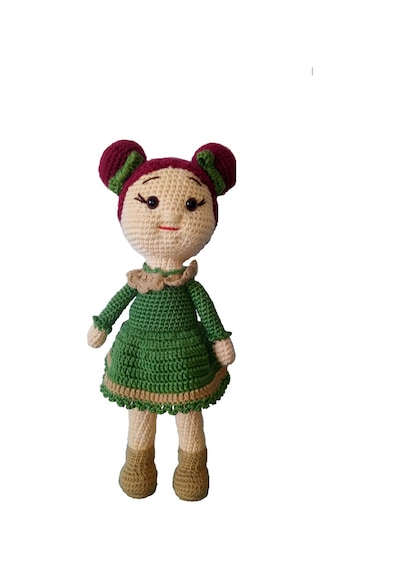 Amigurumi Organik Oyuncak Bebek 17