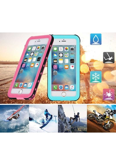 Apple Uyumlu iPhone 8 Plus Kilif 360 Su Geçirmez 1-1 Silikon Kapak 392958655