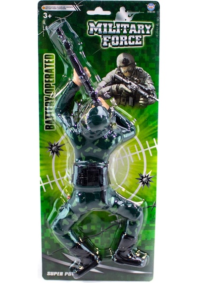 Oyuncak Asker Sürünen Asker Sesli 33 Cm