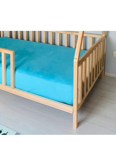 Köşk_Mobilya Rüya Montessori Bebek Ve Çocuk Karyolası Doğal Ahşap Yatak