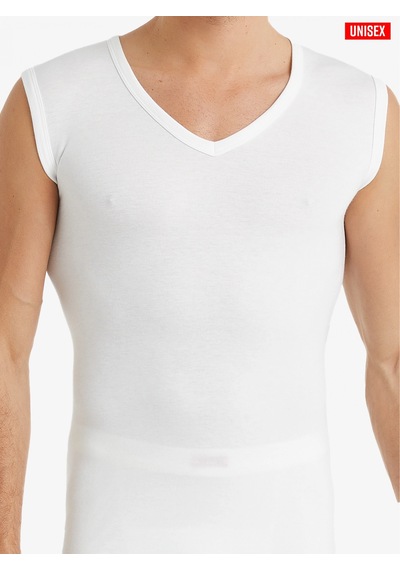 Alfa Aksesuar 03 Blackspade Termal Active V-neck Shirt 9243 Beyaz