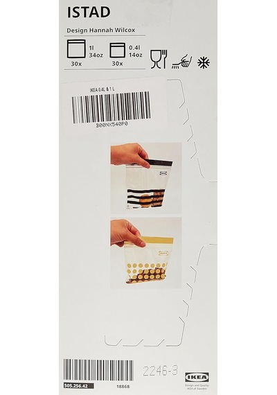 Ikea Plastik Poşet 60,0,4 L'lik Paket Sku: Smg8690010159571 Açık
