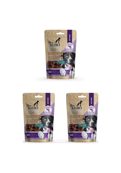 Dog Salmon Cubes 3x80gr. Somonlu, Köpek Ödül Maması
