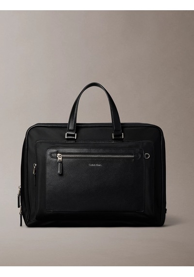 Calvin Klein Erkek Marka Logolu Günlük Kullanıma Uygun Siyah Laptop & Evrak Çantası Lv04d3499g Ub1 SİYAH