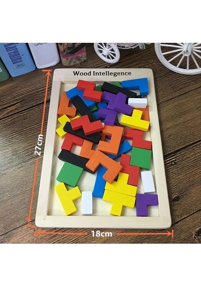 Ahşap Tetris Eğitici Oyuncak