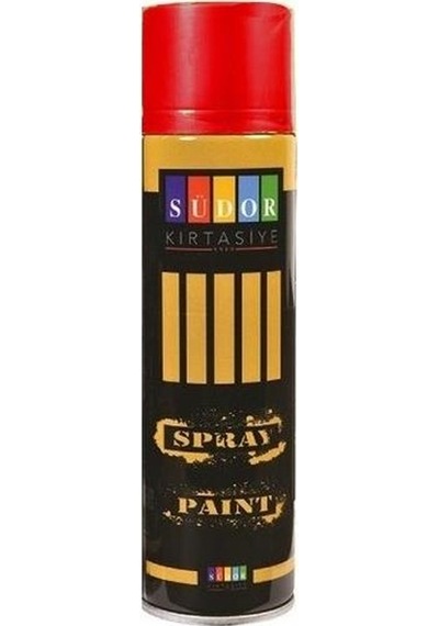 Südor Sprey Boya 200 Ml Kırmızı Spr100-04 Çok Renkli
