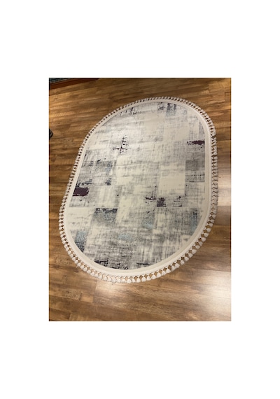Borneo 2464a 160x230 Oval Gri Halı