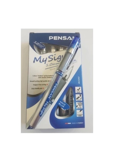 My Sign Imza Jel Kalem 1mm Mavi 12li Kutu Gnsrkfaz3408 Çok Renkli