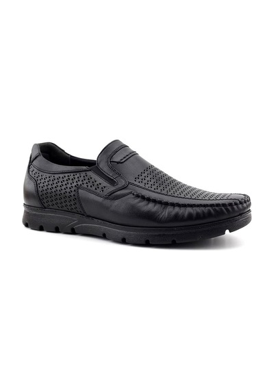 Forelli 32618-H Anatomik Erkek Ayakkabı Siyah Taba
