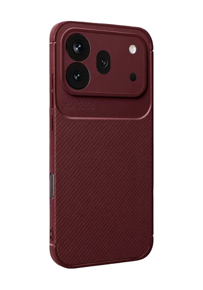 Mey İthalat Huawei Honor 600 Pro Auto Focus Karbon Kapak - Bordo