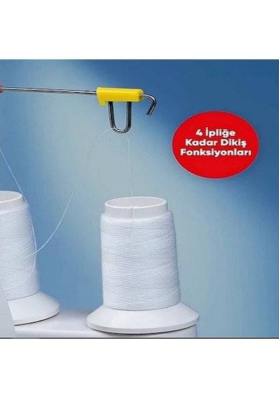 Kumtel Ev Tipi Overlok Makinesi Beyaz