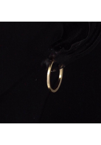 2,5 cm Çaplı 14 Ayar Altın Halka Küpe KPDLY14K21059