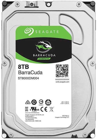 Seagate Barracuda ST8000DM004 3.5" 8 TB 5400 RPM SATA 3 HDD