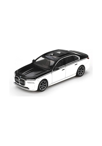 959 1/64 Bmw İ7 Xdrive60 Alpine White / Black Sapphire - Blister Paket Mgt00959-bl Çok Renkli