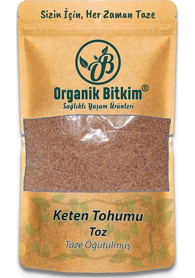 Organik Bitkim Keten Tohumu Toz 1000 G
