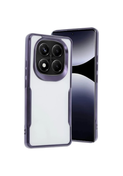 Newface Xiaomi Redmi Note 14 Pro 5g Kılıf Boyi Silikon Kapak - Derin Mor