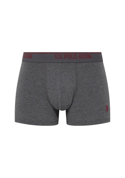 U.S. Polo Assn. - Erkek Siyah - Antrasit Melanj - Lacivert 3 Lü Boxer 90005 Siyah - Antrasit Melanj - Lacivert