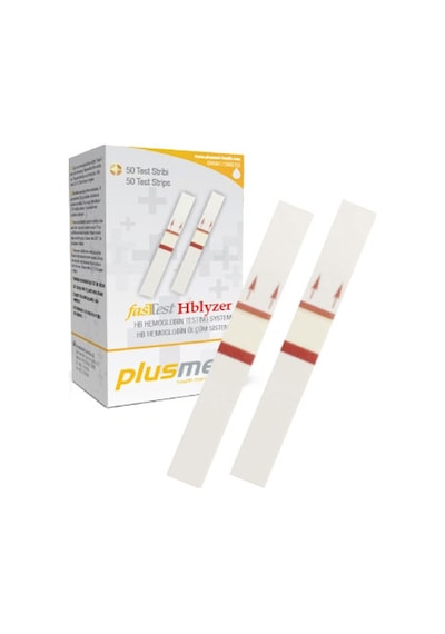 Plusmed Hblyzer Hemoglobin Ölçüm Stribi 50'li