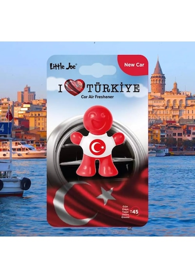 Little Joe Türkiye'yi Seviyorum Yeni Araç Kokusu New Car -45 Gün-oto Kokusu Kalıcı Klima Parfüm