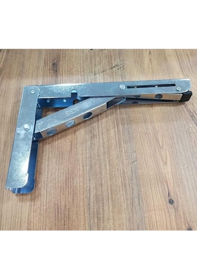 Gürçay Mandallı Katlanabilir Masa Konsolu 1 Çift Çinko 40Cm