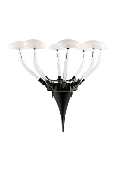 Solar 8 Mantarlı Led Güneş Enerjili Kazıklı Bahçe Lambası Bahçe Çim Peyzaj Dekorasyon Lambası 1