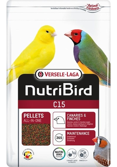 Versele Laga Nutribird C15 Kanarya Pelet Yem 3 Kg
