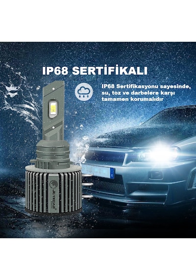 Joyecar H15 13000 Lümen Led Far Ampulü Arıza Işığı Yakmaz