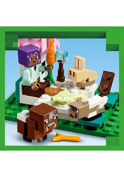 LEGO® Minecraft Hayvan Barınağı 21253 7+ Yaratıcı Oyuncak Yapım Seti - 206 Parça