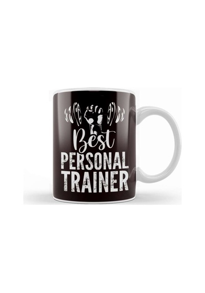 Best Personal Trainer Bodybuilding Fitness Instructor Coach Kupa Bardak Porselen Karışık