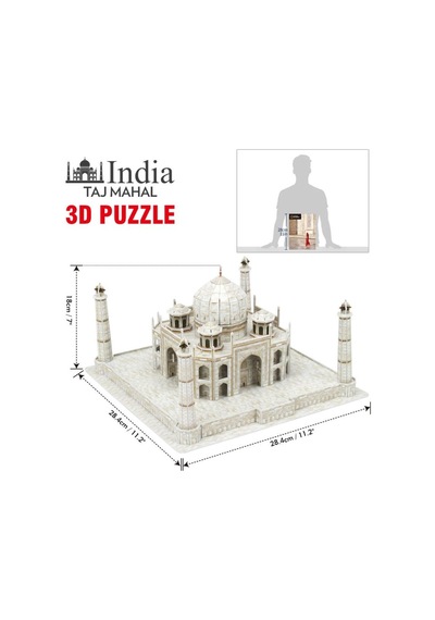 National Geographic 87 Parça 3d Puzzle Taj Mahal.