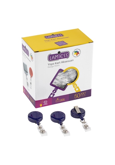 Lamiess Lms 351 Yuvarlak Yoyo Lacivert 50'Li
