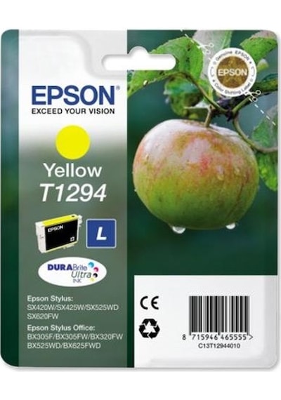 Epson Bx305 320 Sx425 Yellow Sarı Mürekkep Kartuş T12944022