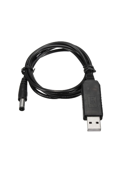 Usb 5v - Dc Jack 12v Voltaj Yükseltici Kablo 1m