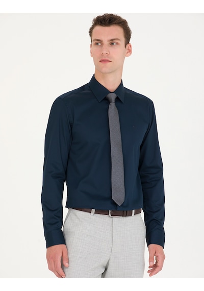 Pierre Cardin Erkek Lacivert Gömlek Basic 50277147-vr033